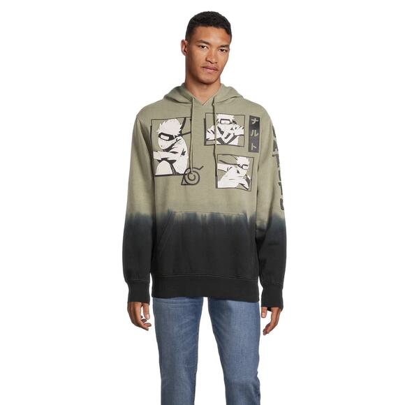 Vintage Naruto Shippuden Collection Masashi Kangaroo Hoodie Sweater Sweatshirt - Picture 1 of 9